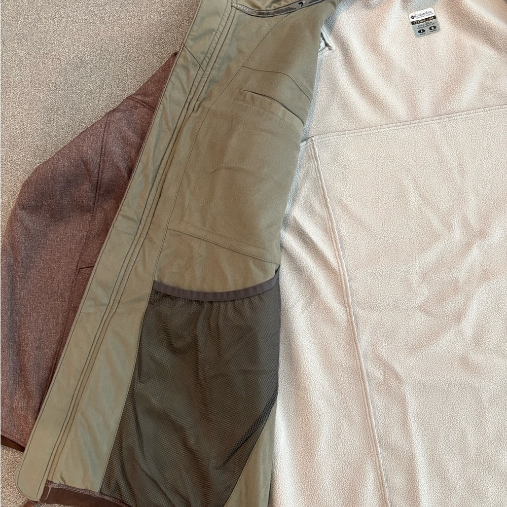 Columbia‎ Titanium Men's Brown/Bronze Coat/Jacket Large - Picture 7 of 11